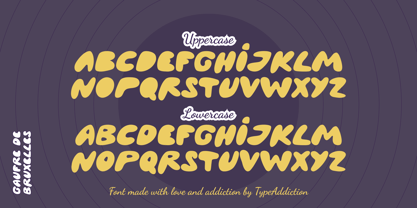 Gaufre de Bruxelles Font Poster 2