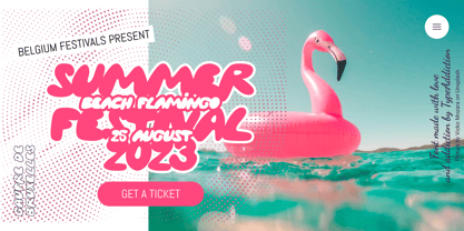 Gaufre de Bruxelles Font Poster 10