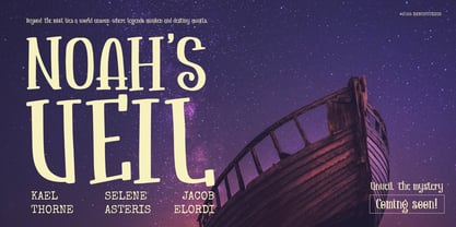 Phantom Glowing Font Poster 3