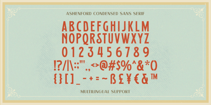 Ashenford Font Poster 6