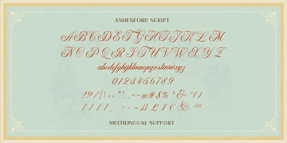 Ashenford Font Poster 5