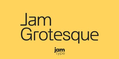 Jam Grotesque ALT Font Poster 1