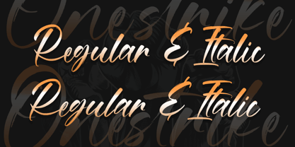 Onestrike Font Poster 10