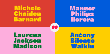 Marine Elmoure Font Poster 4