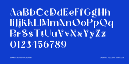 Castwel Font Poster 6