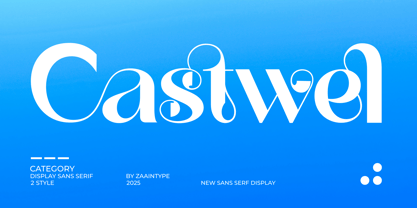 Castwel Font Poster 1