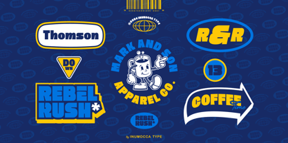 Rebel Rush Font Poster 6