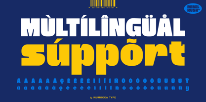 Rebel Rush Font Poster 10