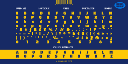 Rebel Rush Font Poster 8
