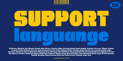 Rebel Rush Font Poster 9