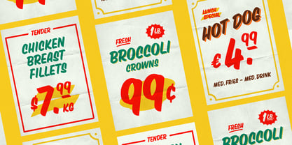 Broccolini Font Poster 8