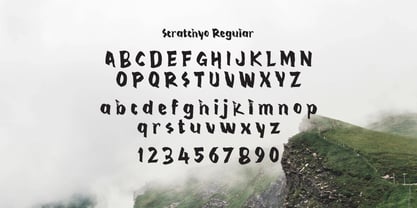 Scratchyo Font Poster 5