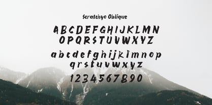 Scratchyo Font Poster 6