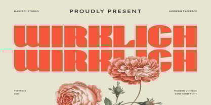 Wirklich Font Poster 1