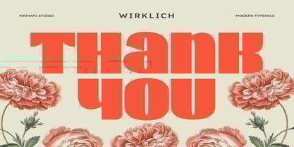 Wirklich Font Poster 8