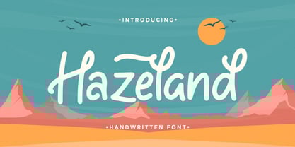 Hazeland Font Poster 1