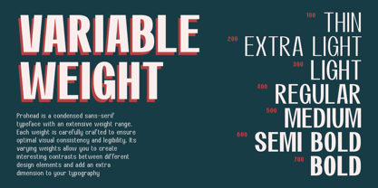 Prohead Font Poster 4