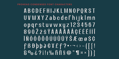 Prohead Font Poster 10