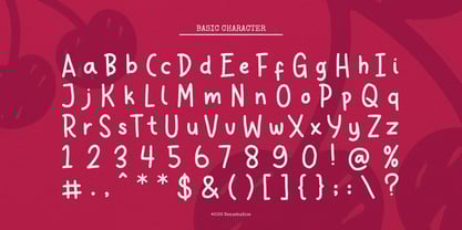 Cherry Sugar Font Poster 10