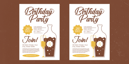 Standard Vertical Font Poster 7