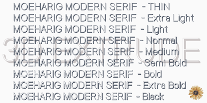 Moeharig Font Poster 3