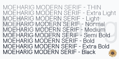 Moeharig Font Poster 4