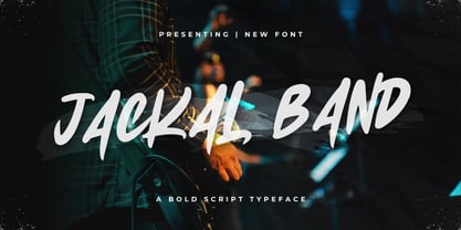 Jackal Band Font Poster 1