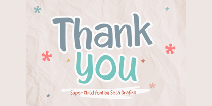 Super Child Font Poster 10