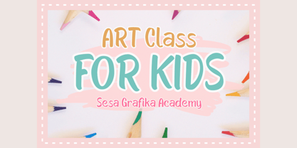 Super Child Font Poster 7