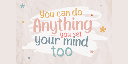 Super Child Font Poster 4