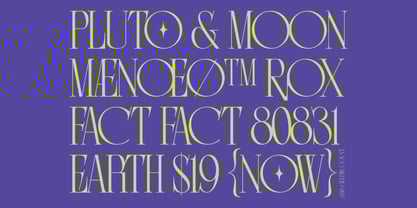 Senowar Display Font Poster 6