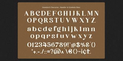 Nancey Wander Font Poster 9