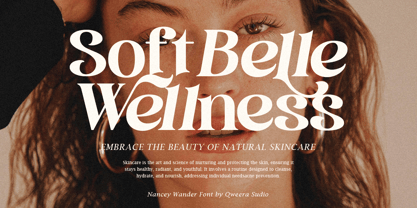Nancey Wander Font Poster 5