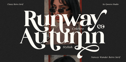 Nancey Wander Font Poster 2
