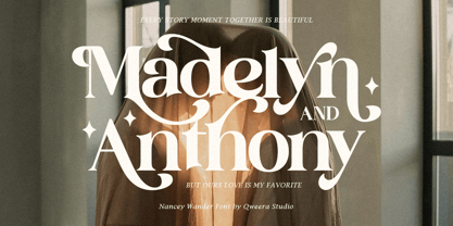 Nancey Wander Font Poster 6