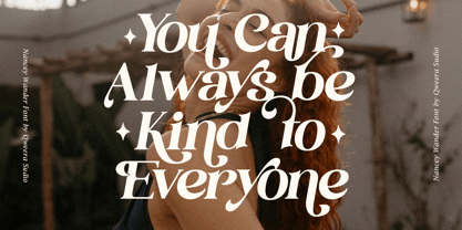 Nancey Wander Font Poster 8