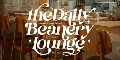 Nancey Wander Font Poster 4