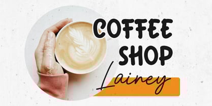 Dalgona Milk Font Poster 5