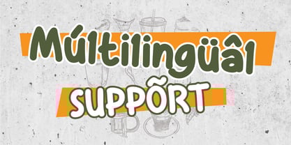 Dalgona Milk Font Poster 7