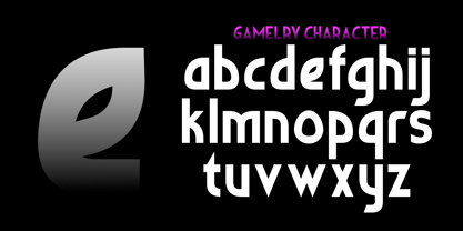 Gamelry Font Poster 5