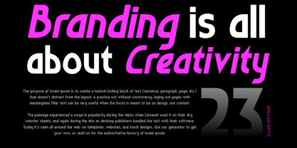 Gamelry Font Poster 3