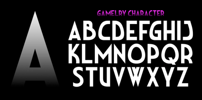 Gamelry Font Poster 2