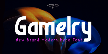 Gamelry Font Poster 1