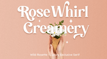 Wild Rosette Font Poster 5