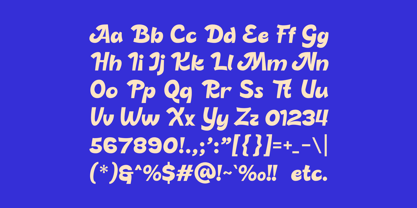 Bulgera Font Poster 9