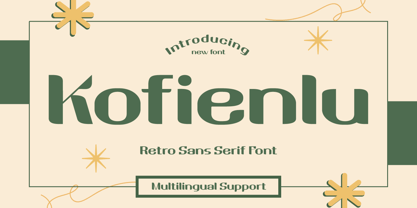 Kofienlu Font Poster 1