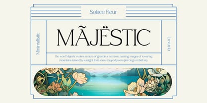 Solace Fleur Font Poster 2