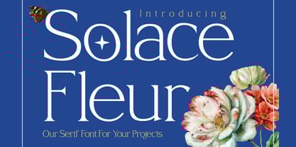 Solace Fleur Font Poster 1