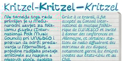 Kritzel Font Poster 2