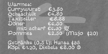 Kritzel Font Poster 5